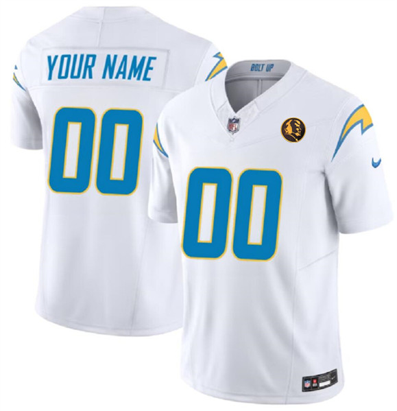 Custom Los Angeles Chargers Vapor F.U.S.E. Limited Jersey